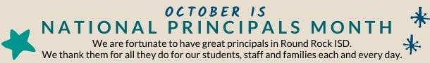 National Principals month example