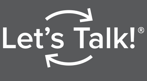 Let's Talk logo.